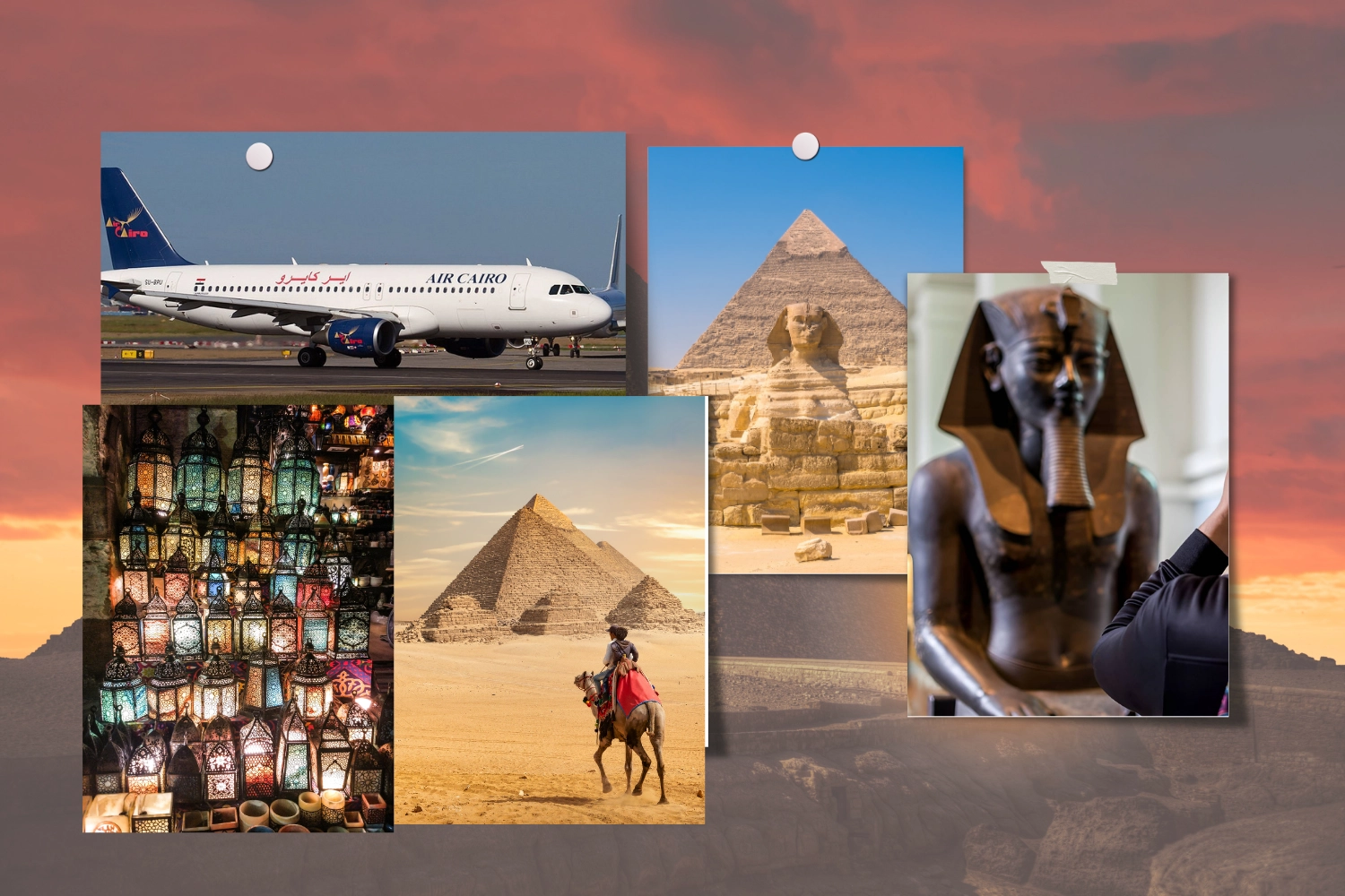 Excursion d'une journée en avion au Caire
