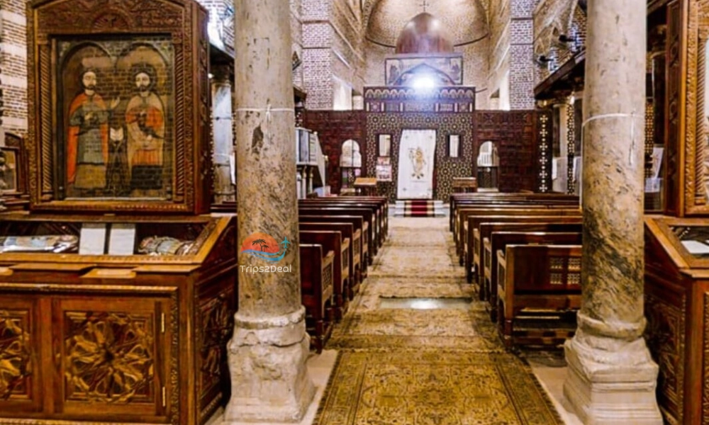 insied of abu serga church